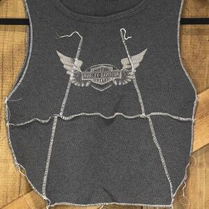Harley-Davidson Gray Winged Logo Tank Top